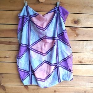 Infinity paisley multi colored scarf